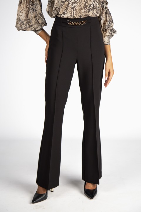 Gold chain trousers