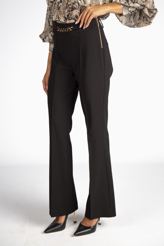 Pantalones cadena dorada