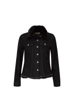 Chaqueta vaquera con chaleco de pelo