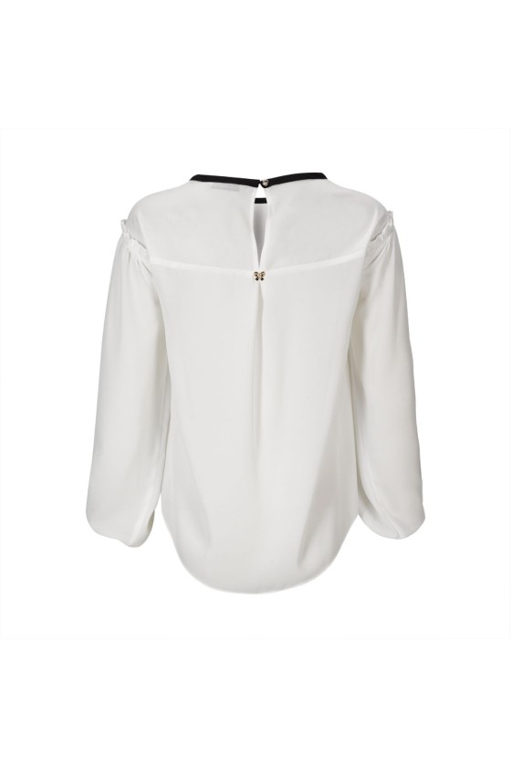 Tnica con mangas abullonadas