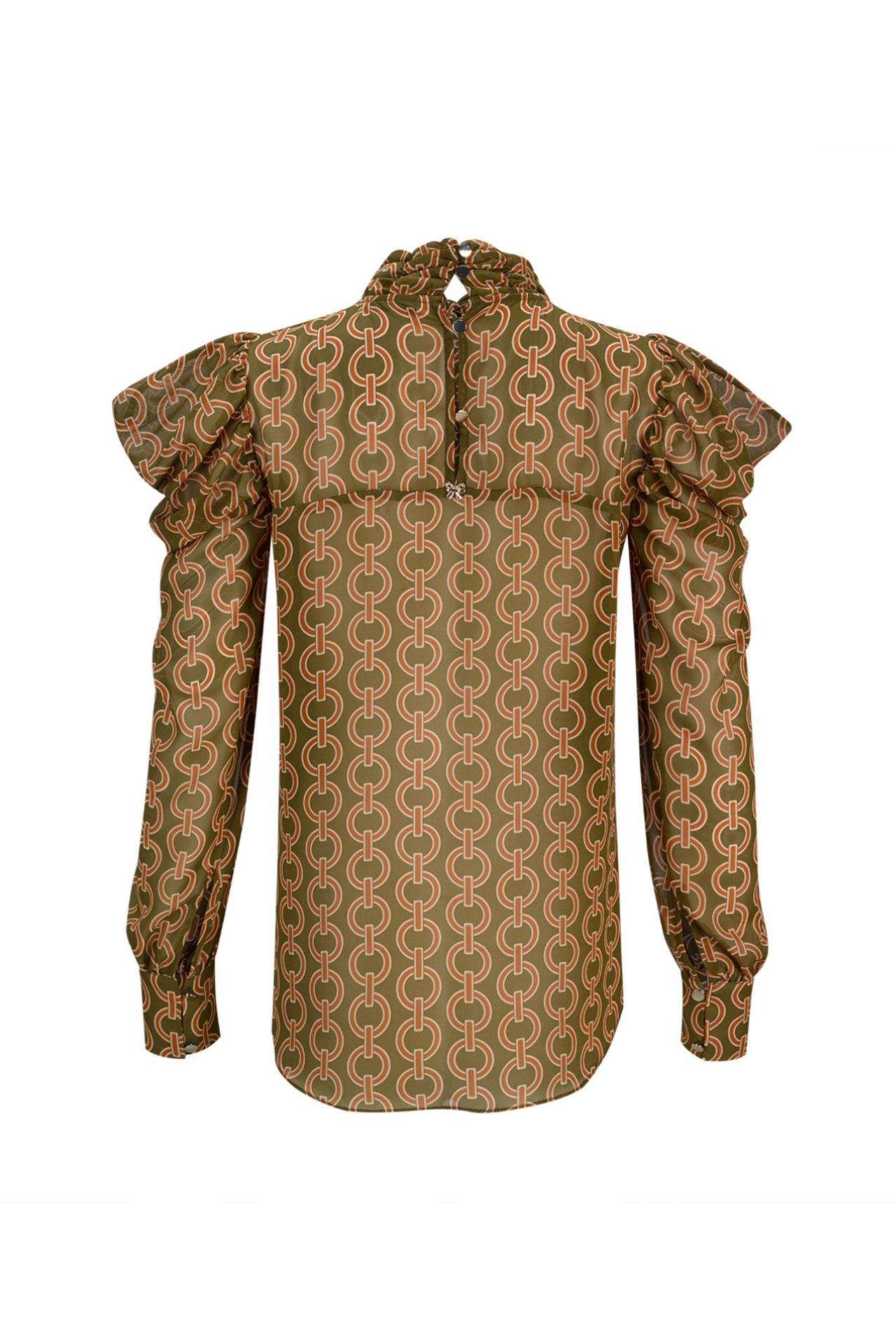 Túnica con volantes y lazo