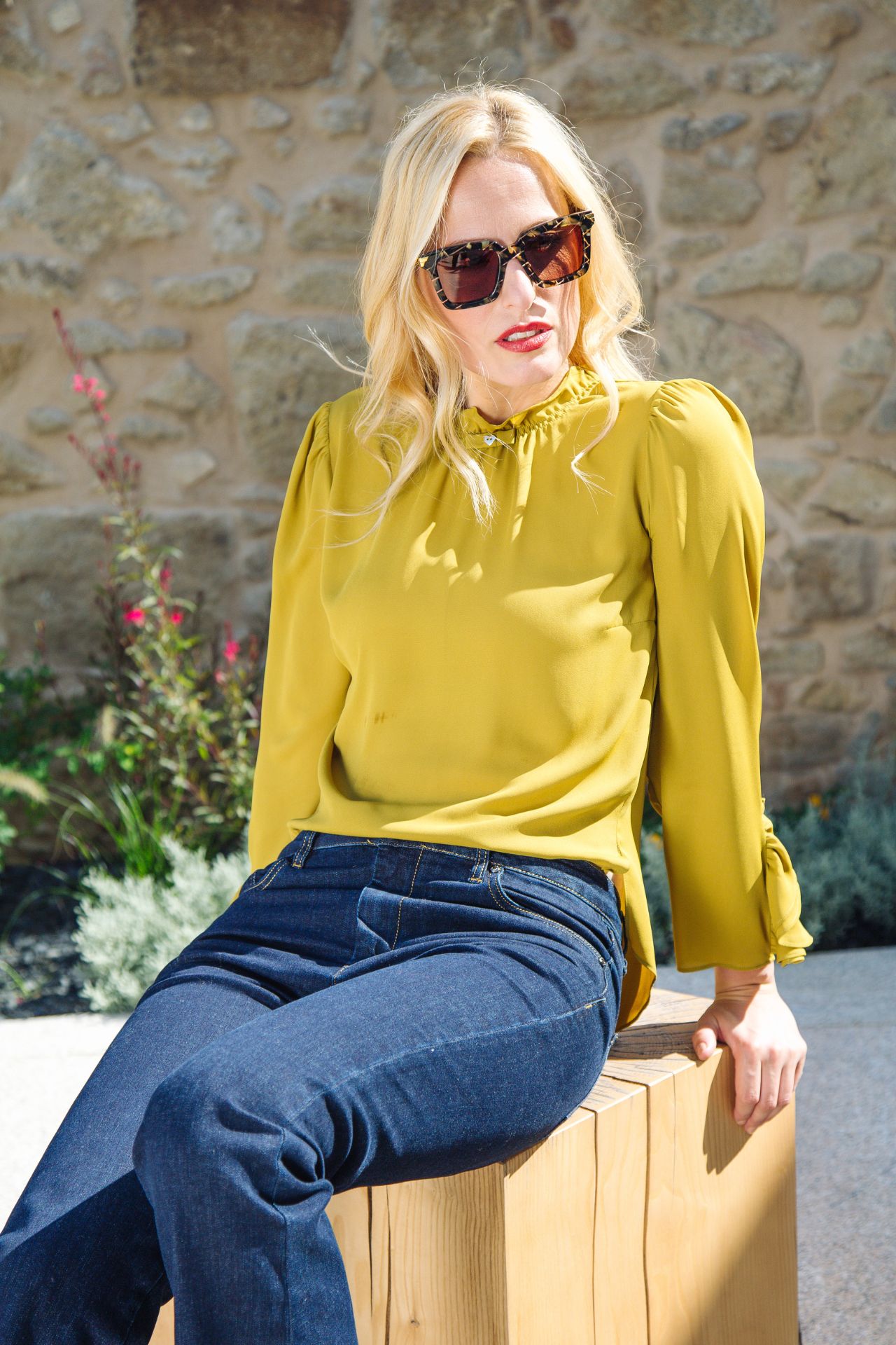 Túnica manga larga y lazo