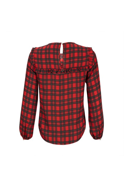 Tnica estampada con escote redondo