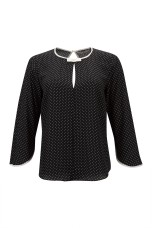 Blouse with front opening