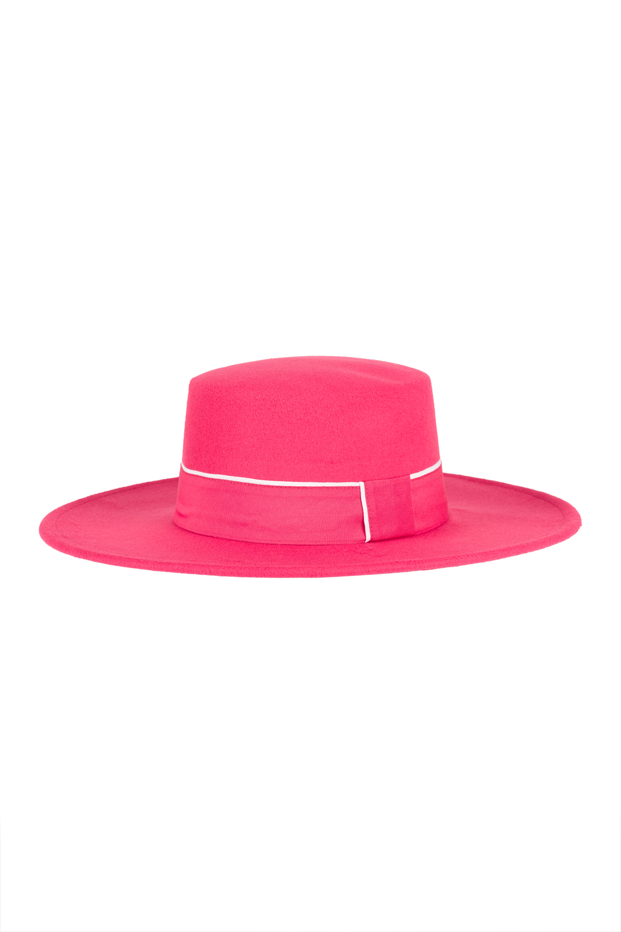 Hat with ribbon