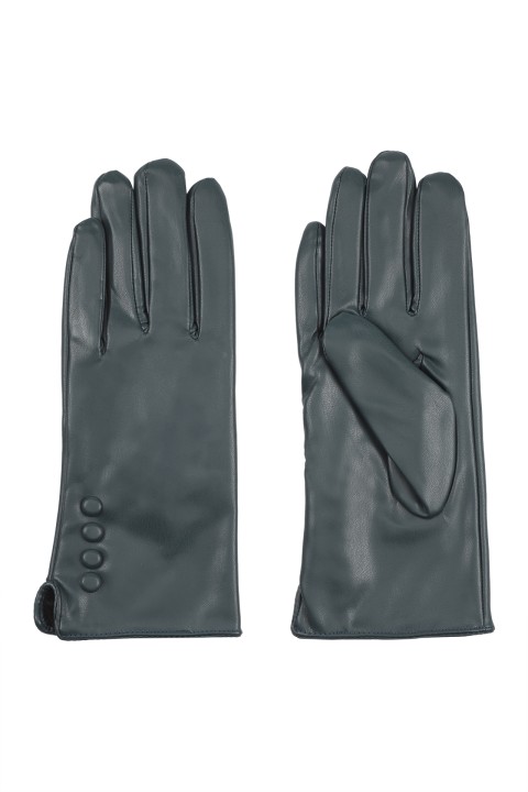 Gloves with buttons