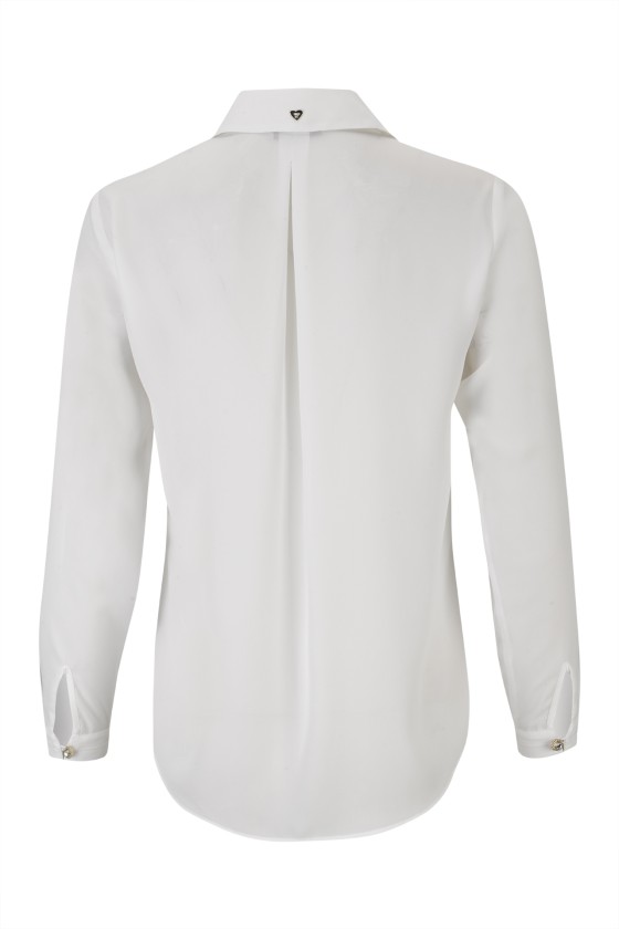 Blusa con acabados en rib