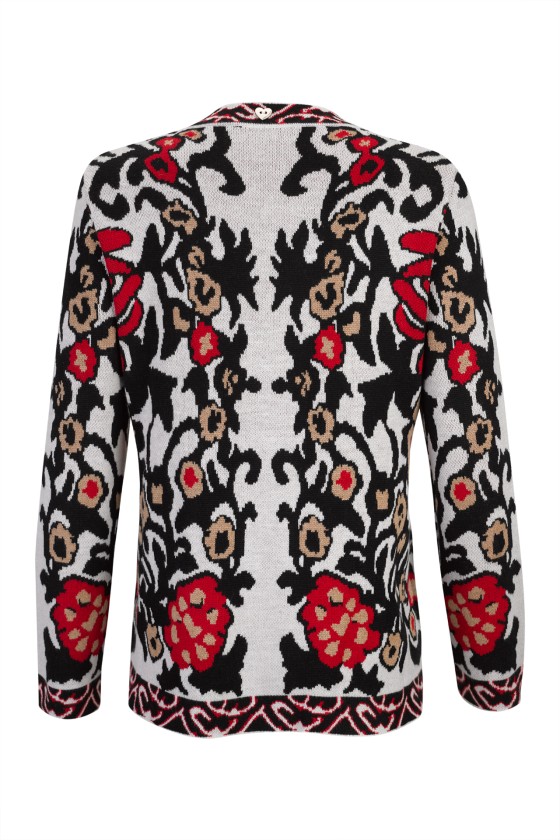 Jersey de punto con estampado gráfico