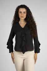 Ruffled blouse