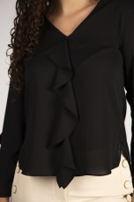 Ruffled blouse