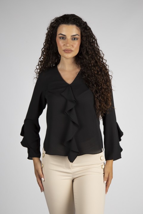 Ruffled blouse