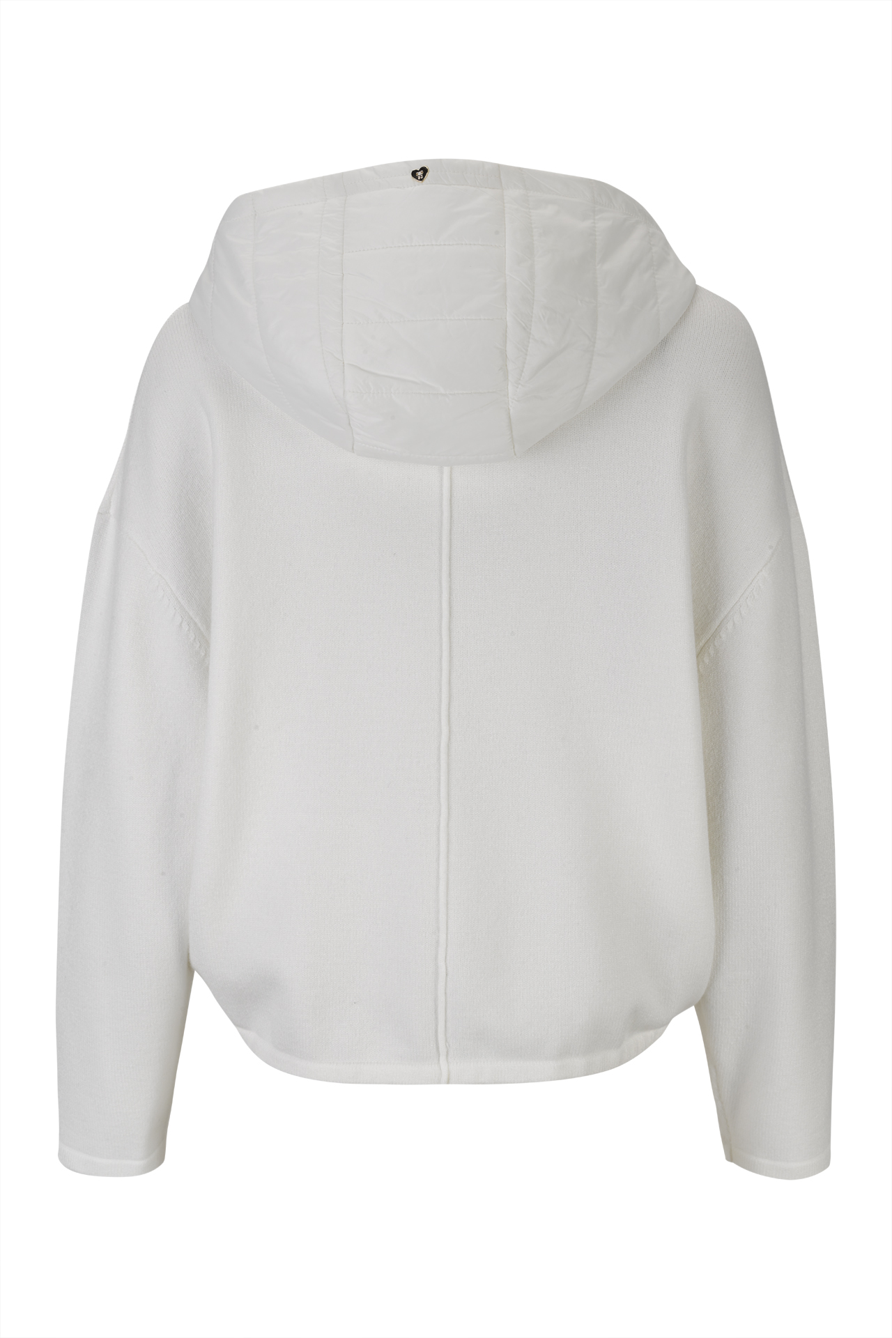 Bomber-style jacket with hood