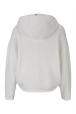 Bomber-style jacket with hood
