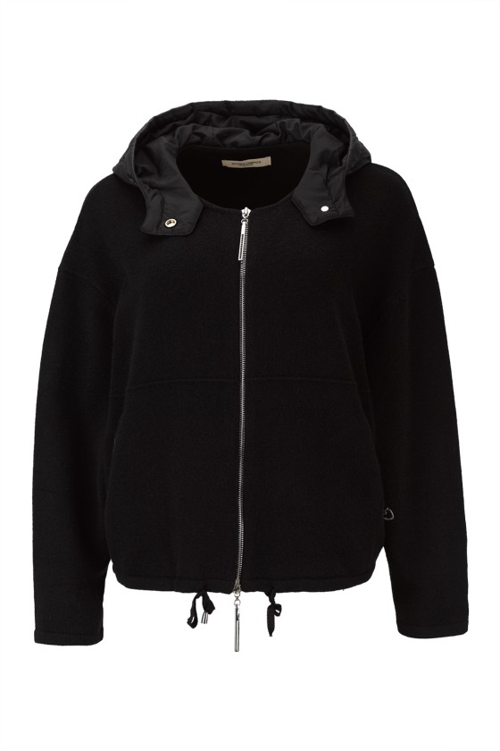 Chaqueta bomber con capucha