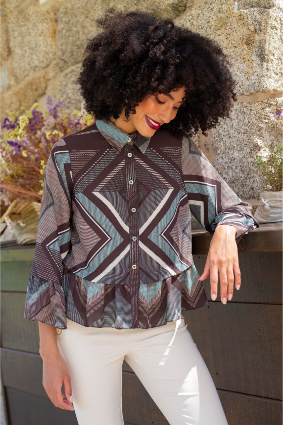 Peplum blouse