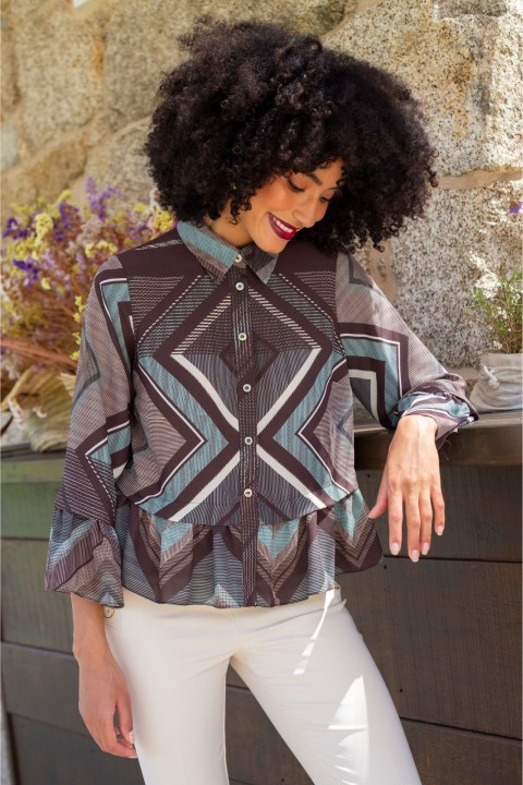 Blusa peplum