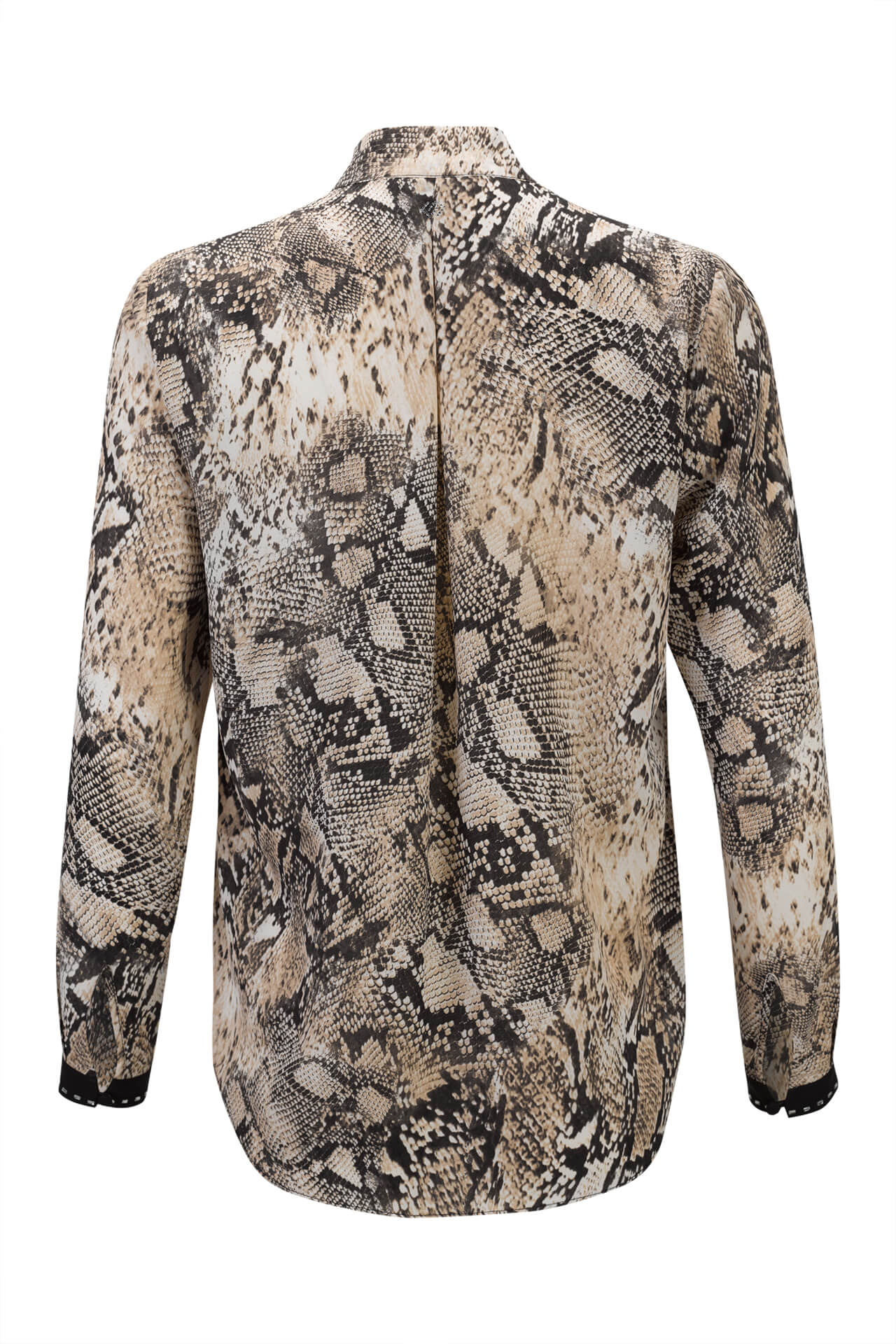 V-neck blouse with bow