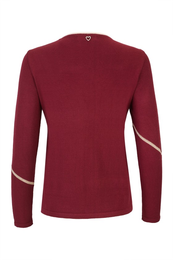 Jersey de punto con diseño geométrico