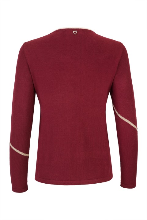 Jersey de punto con diseo geomtrico