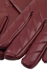 Gloves with stitching details