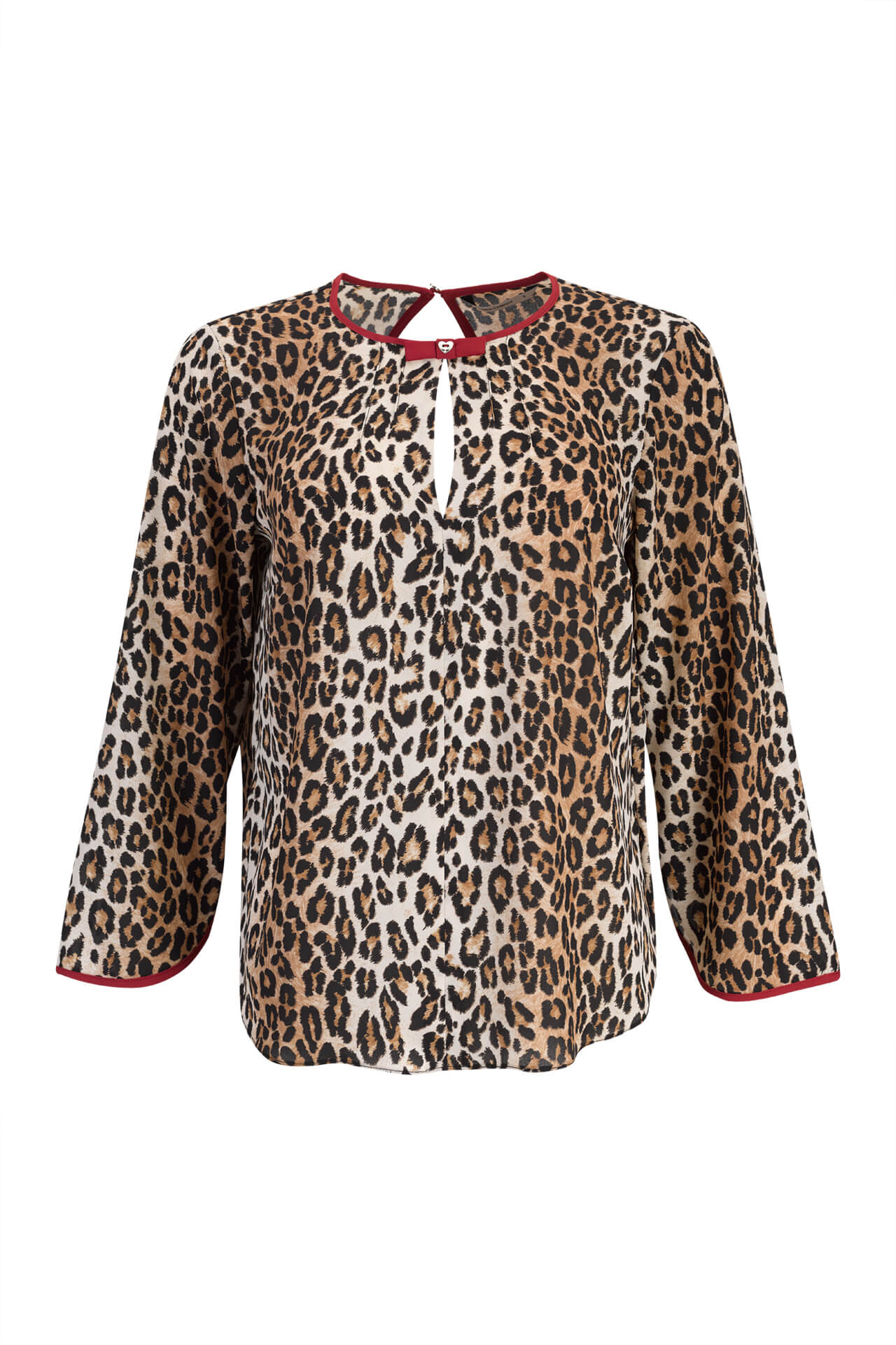 Blouse with front opening