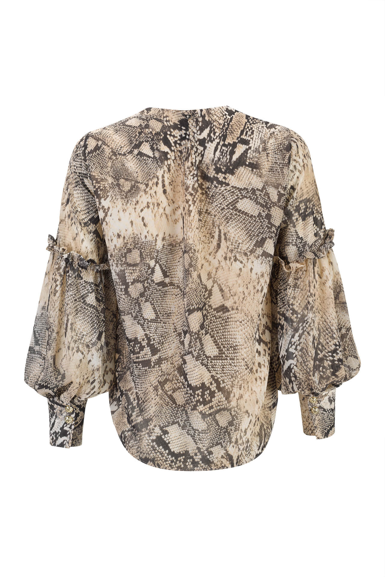 Balloon sleeve blouse