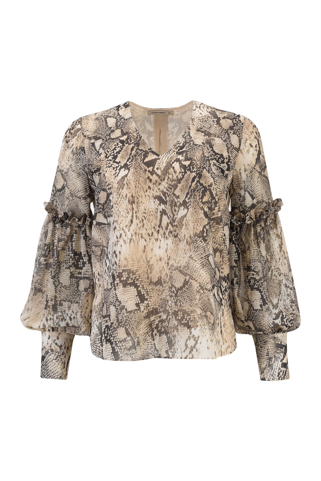 Balloon sleeve blouse