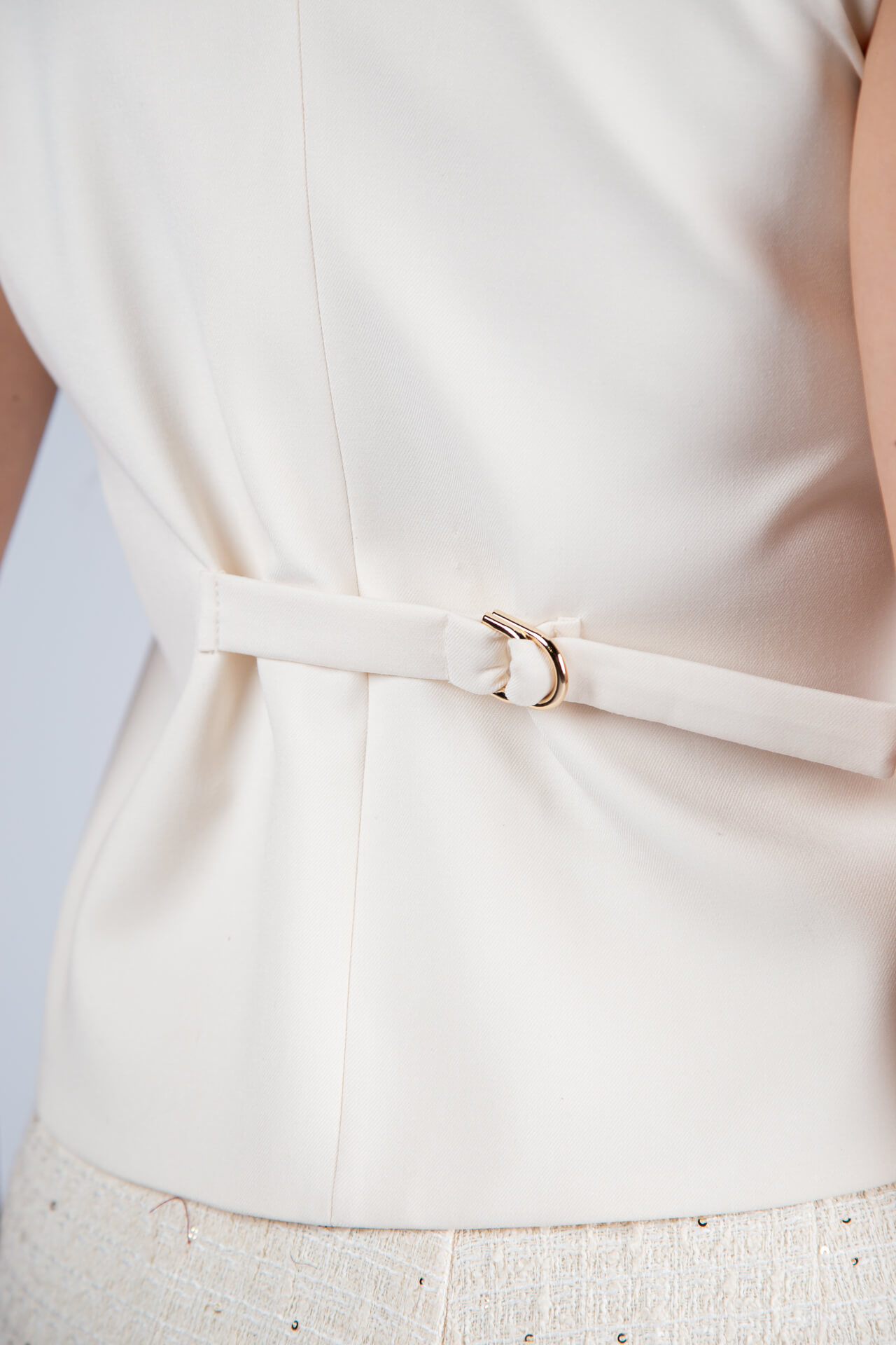 Tweed-look waistcoat