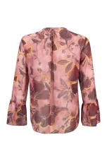 Covered buttons blouse