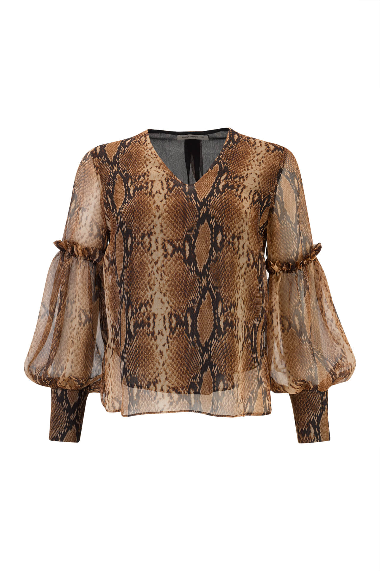 Balloon sleeve blouse