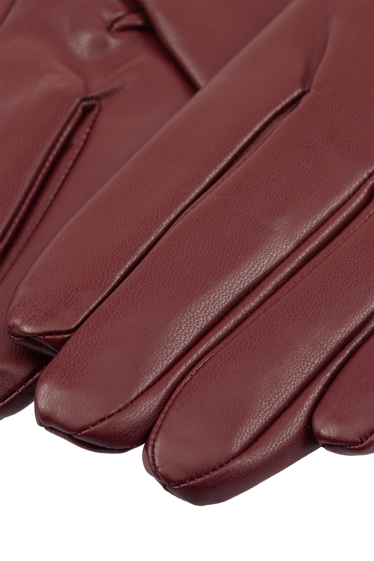 Gloves with laser cut scalloped edge