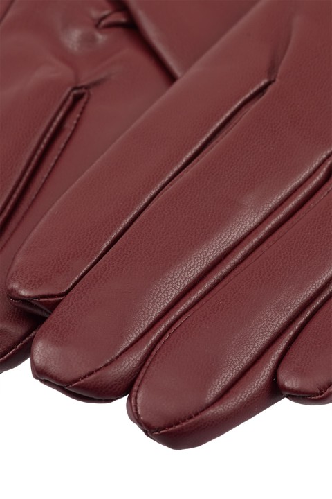 Guantes con borde recortado