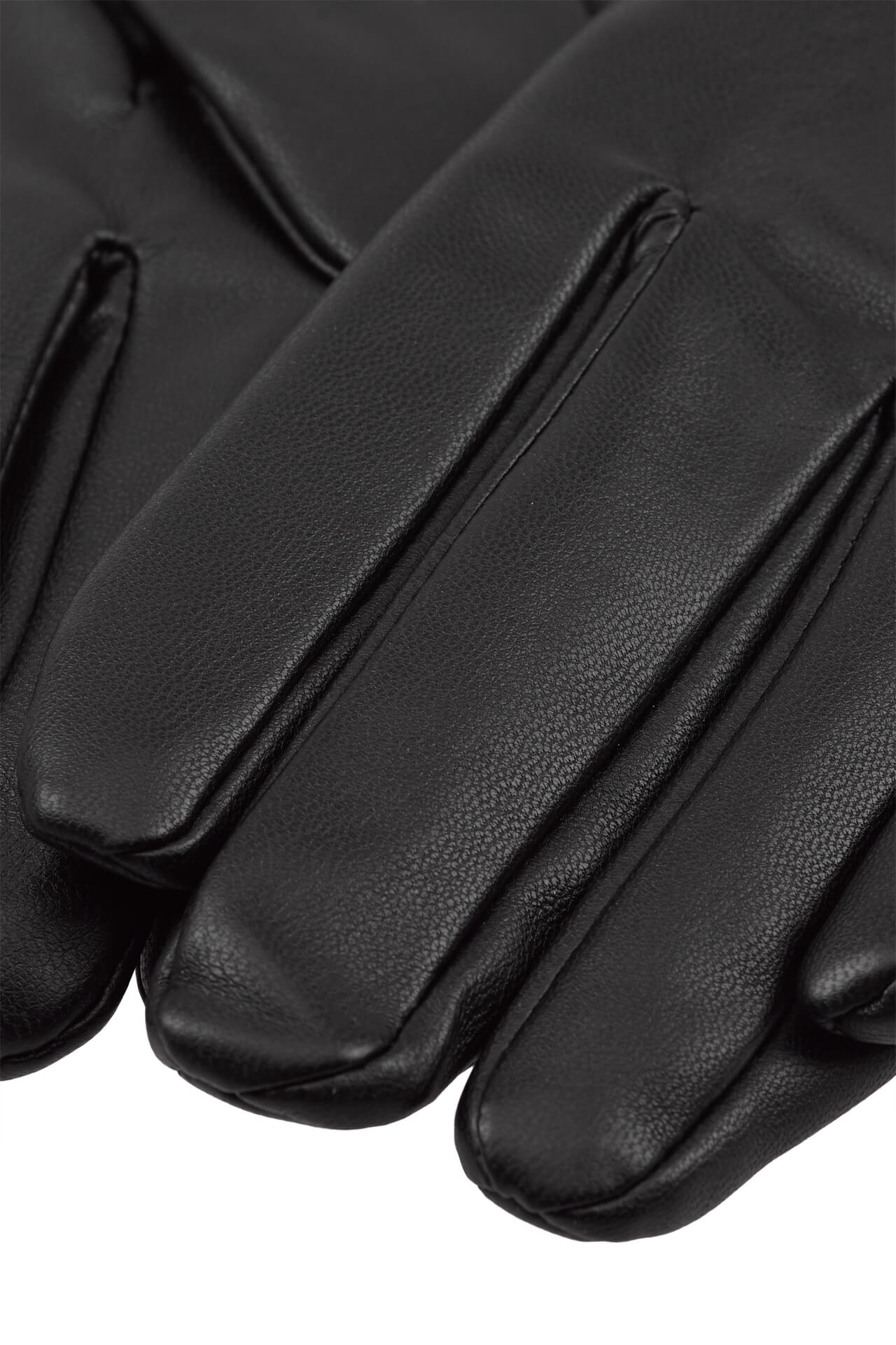 Gloves with laser cut scalloped edge