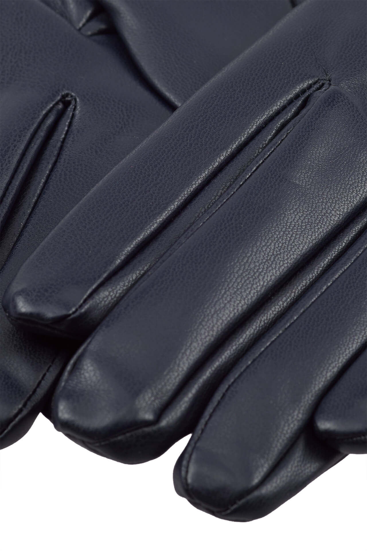 Gloves with laser cut scalloped edge