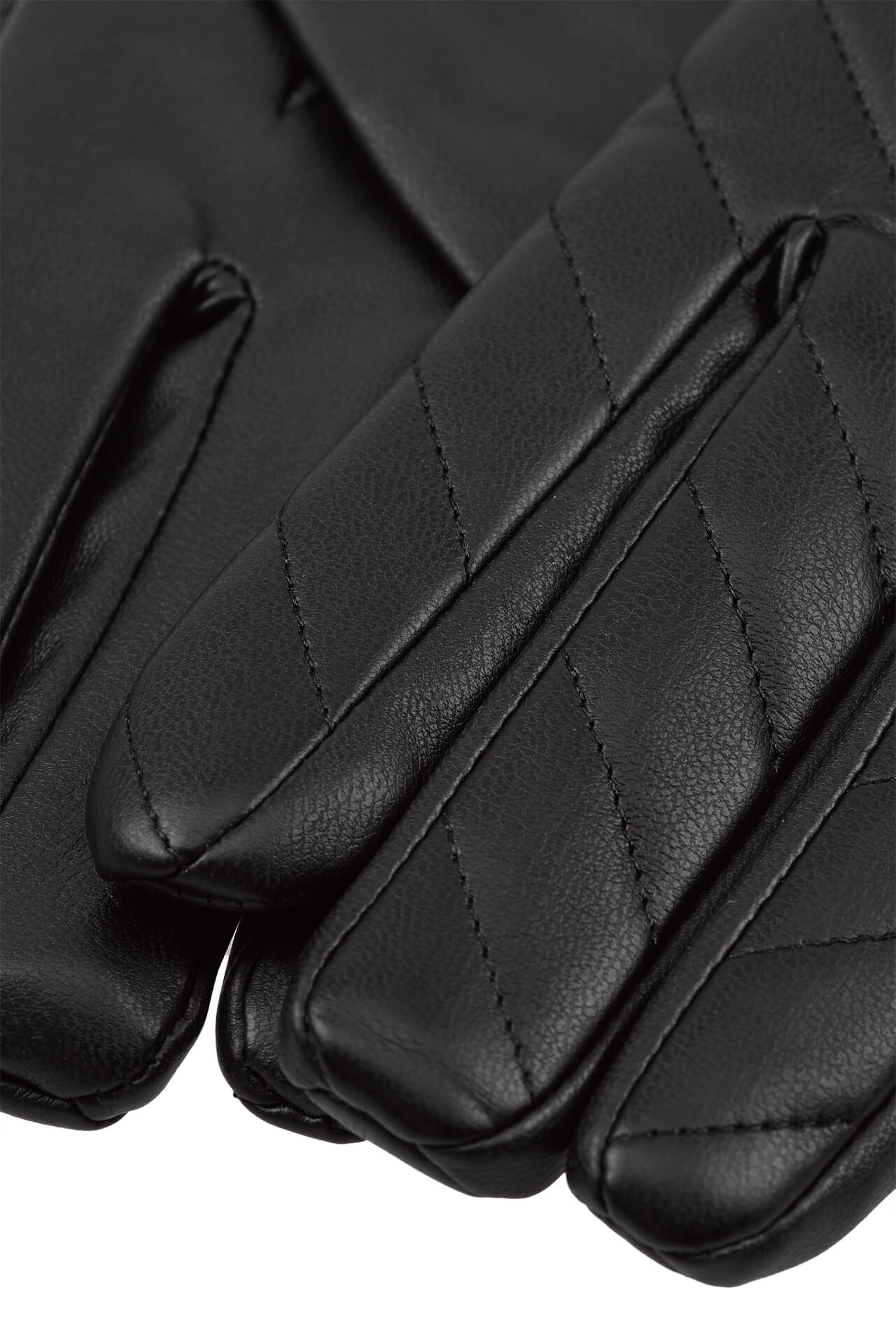 Gloves with stitching details