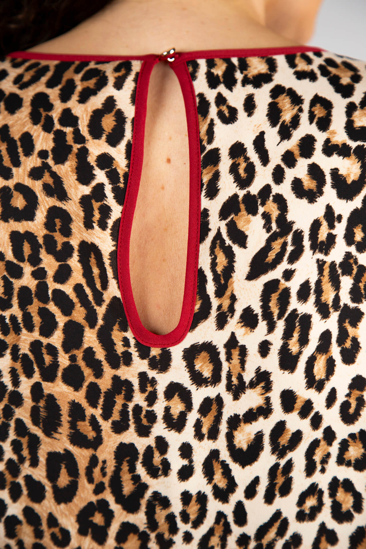 Blouse with front opening