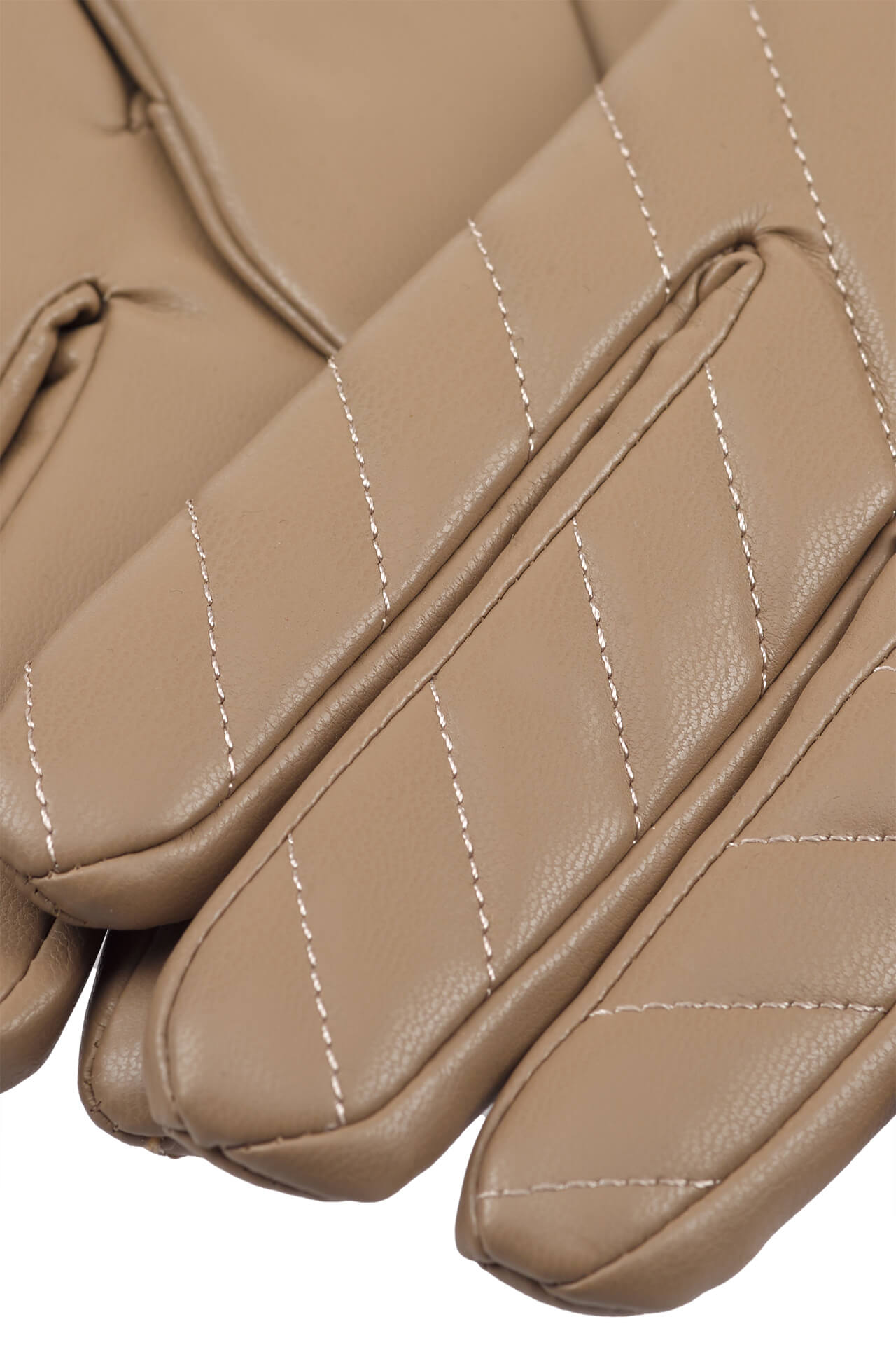 Gloves with stitching details