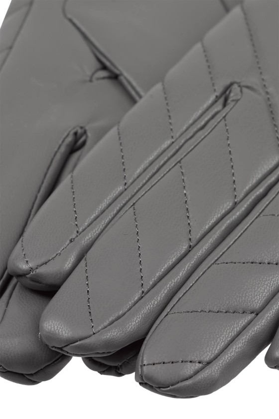 Guantes con pespuntes