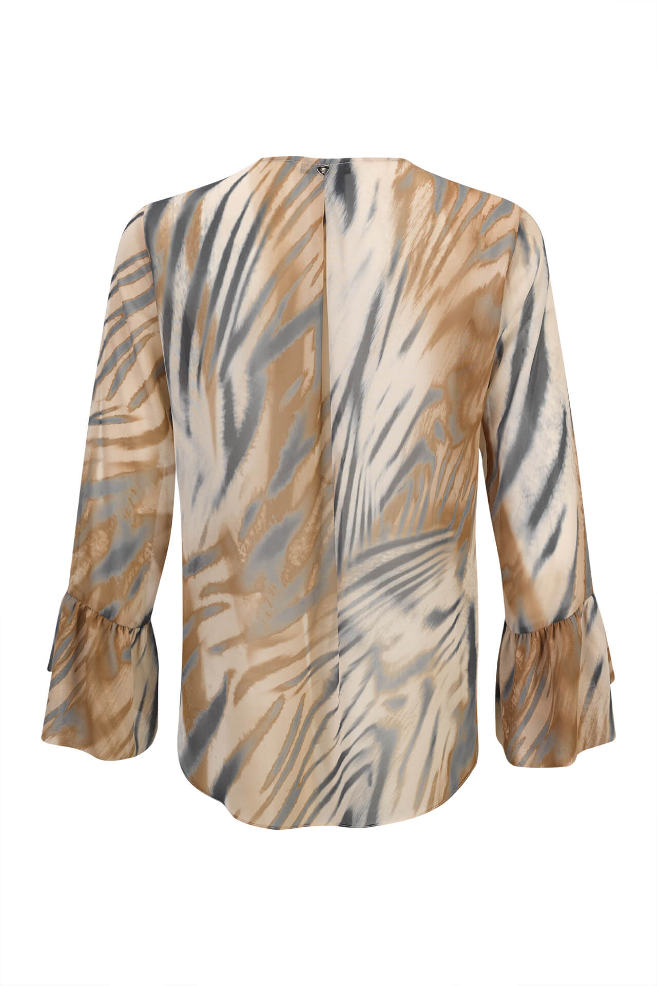 Covered buttons blouse