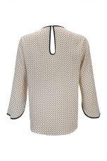 Blouse with front opening