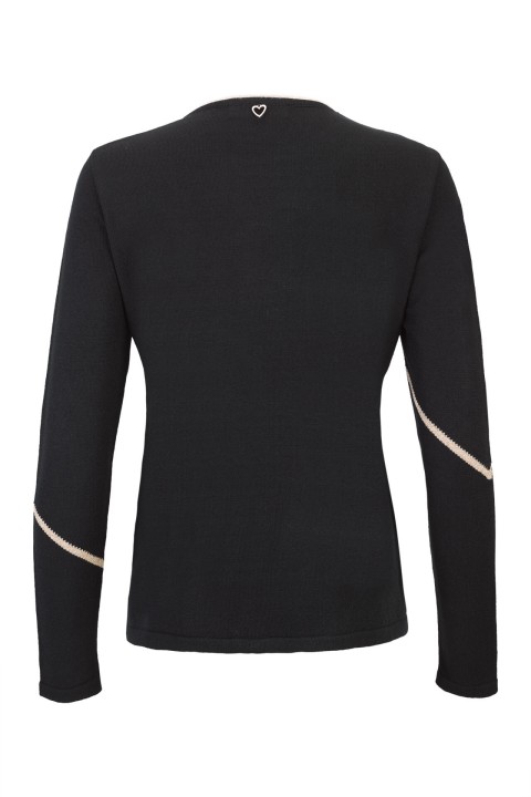 Jersey de punto con diseo geomtrico