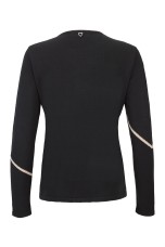 Knitted jumper with geometric design