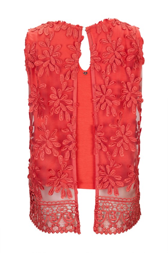 Embroidered top