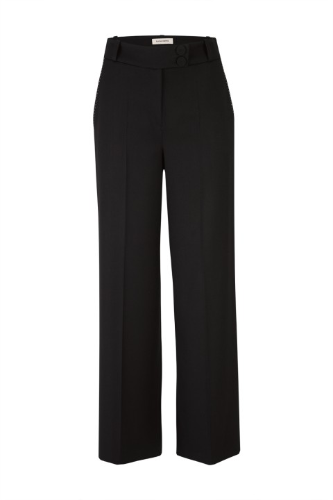 Trousers with contrasting topstitching detail Trousers with contrasting topstitching detail