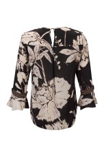 Shoulder patches blouse