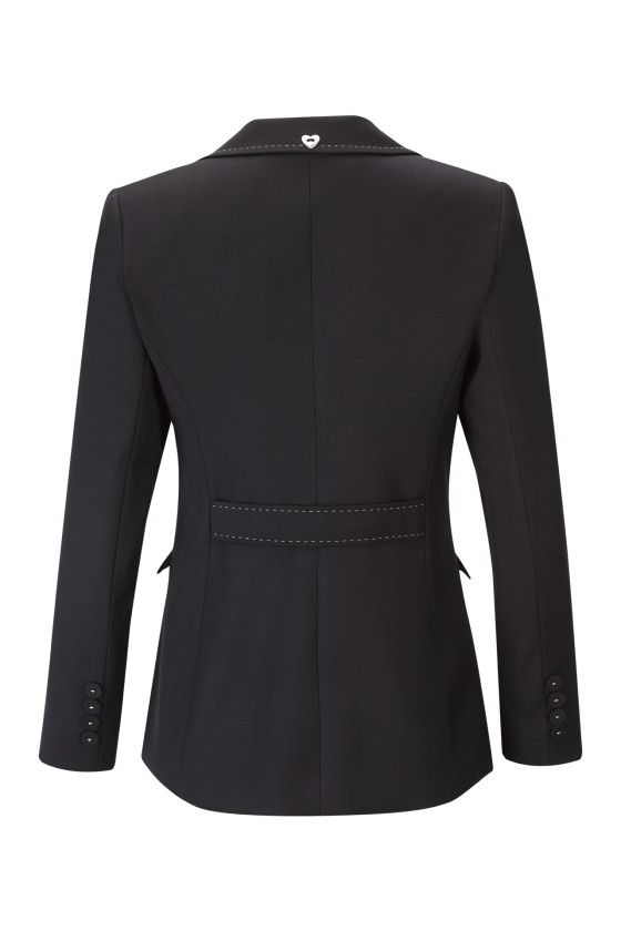 Blazer pespontos em contraste