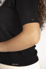 Knit jumper with sparkles