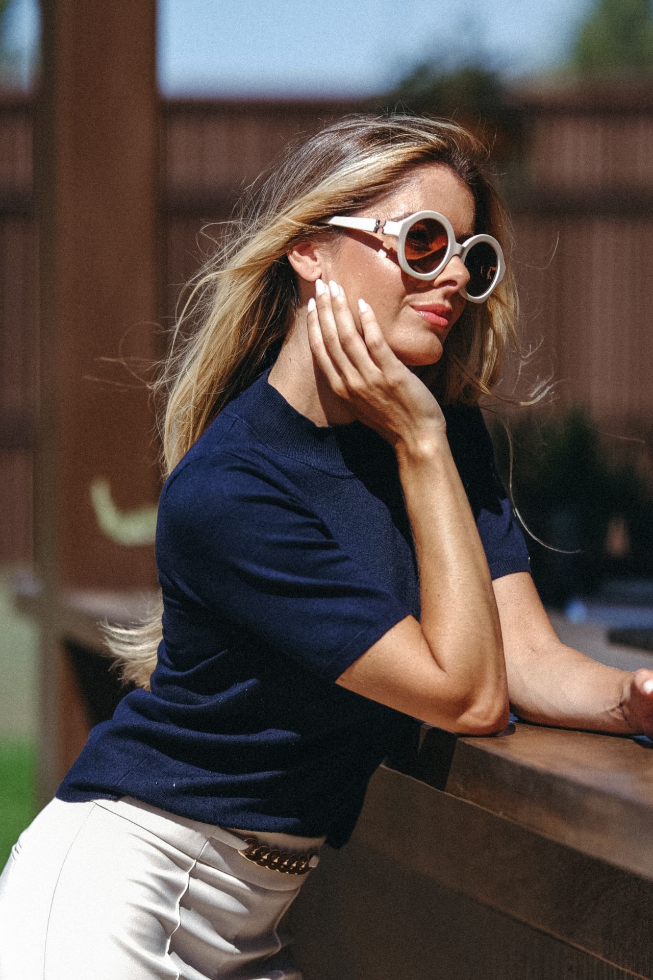 Camisola de malha brilhos