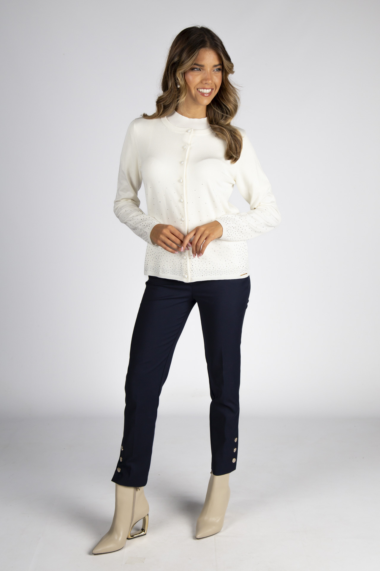 Cárdigan con brillos