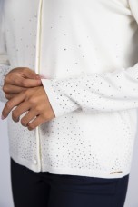 Cardigan with sparkles